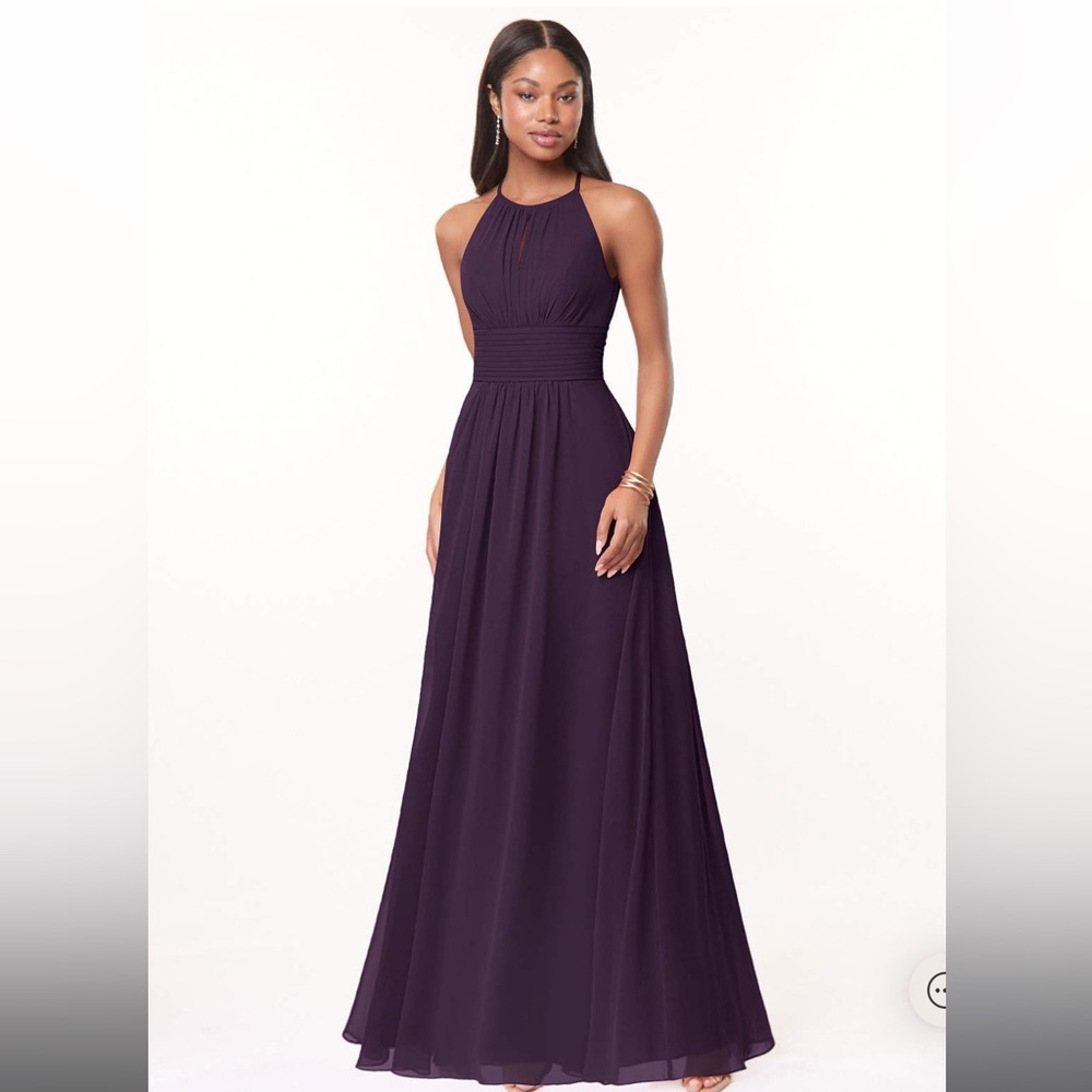 Azazie Bonnie Plum Dress